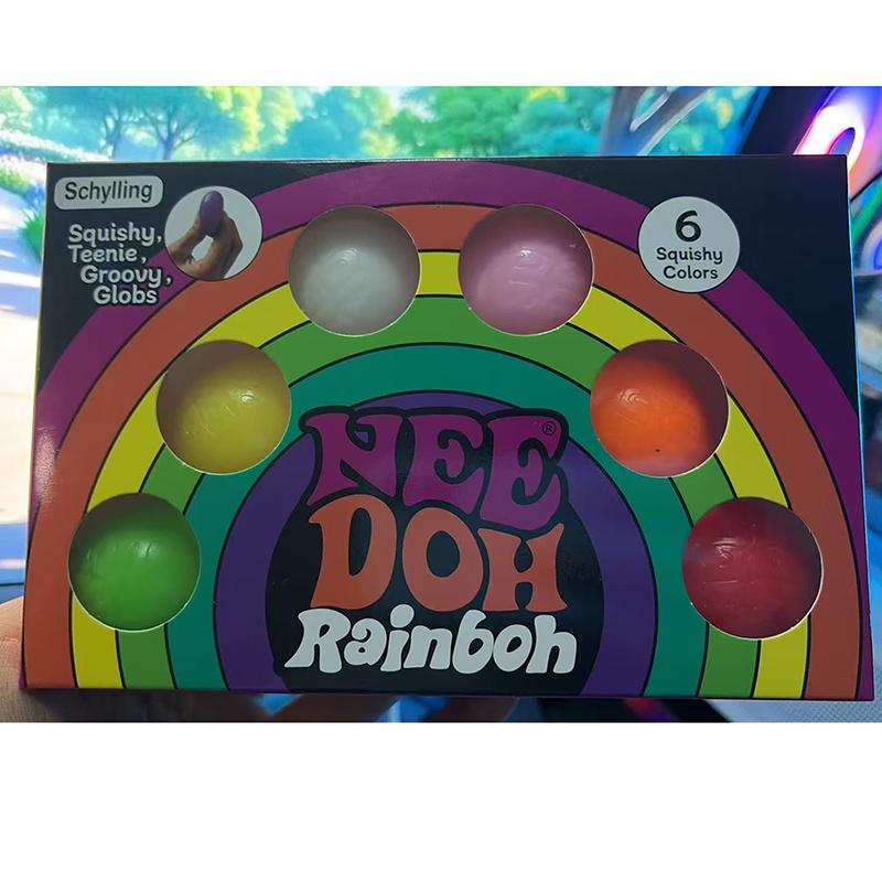 New Needoh Nice Ice Baby Shaped Sensory Toy, Super Solid Squish Squeeze Toy, Anxiety Relief Relaxation Fidget Toy For Adults