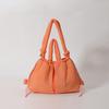 Ielgy Large-Capacity Solid Color Cotton-padded Clothes Bag All-Match Cross-Body Shoulder Bag