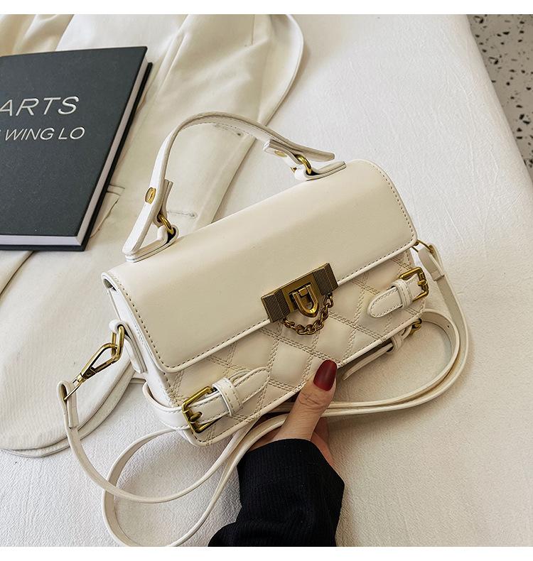Fashionable and Sophisticated Handbag - Small Square Bag - Simple Commuter Crossbody Bag