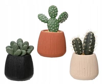 Cactus In a Pot, Artificial Decorative Plant, 1 Pc, 14x85 Cm