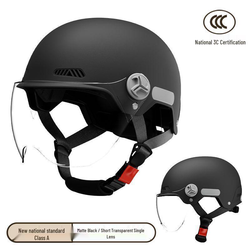 3C Certified Electric Vehicle Helmet, All-Season Half Helmet for Men and Women