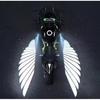 2Pcs Motorcycle Led Light Waterproof Angel Wings LED Tail Lights Super Bright Motorcycle Spotlight Decorative Lamp Accessories