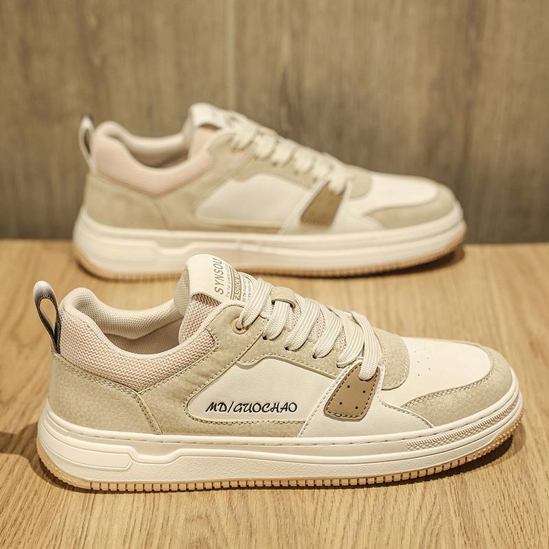 New Autumn Casual Board Shoes Leather Shoes Sports White Shoes