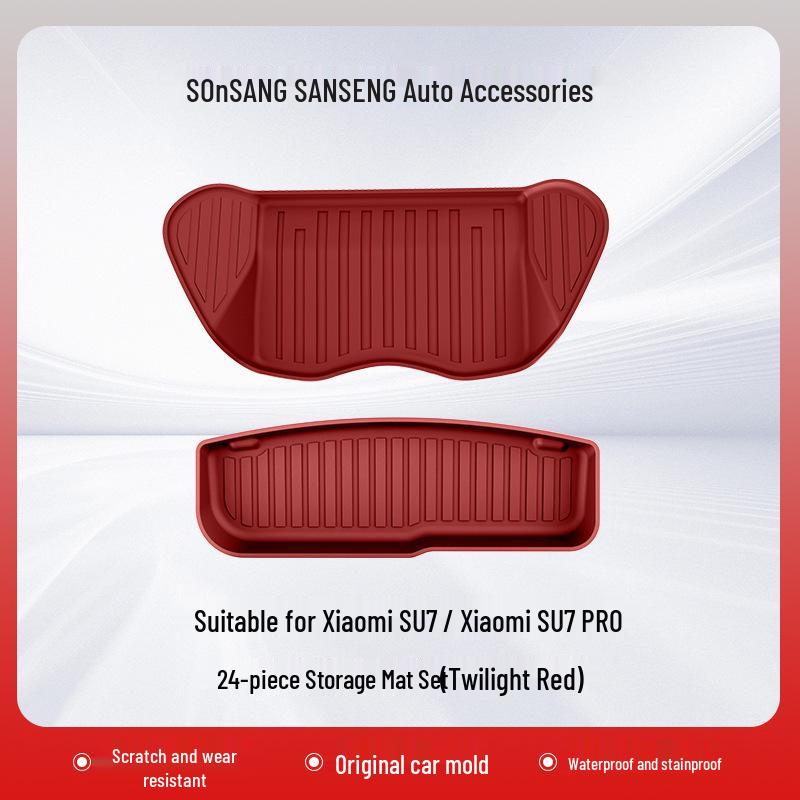 Custom TPE Car Floor Mats for Xiaomi SU7/SU7 Pro/Max - Five-Seater Interior Upgrade