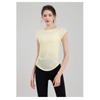 Sports Short Sleeved Women's Summer Thin Loose Mesh Pilates Yoga Hoodie Top Quick Drying Fitness Running T-shirt