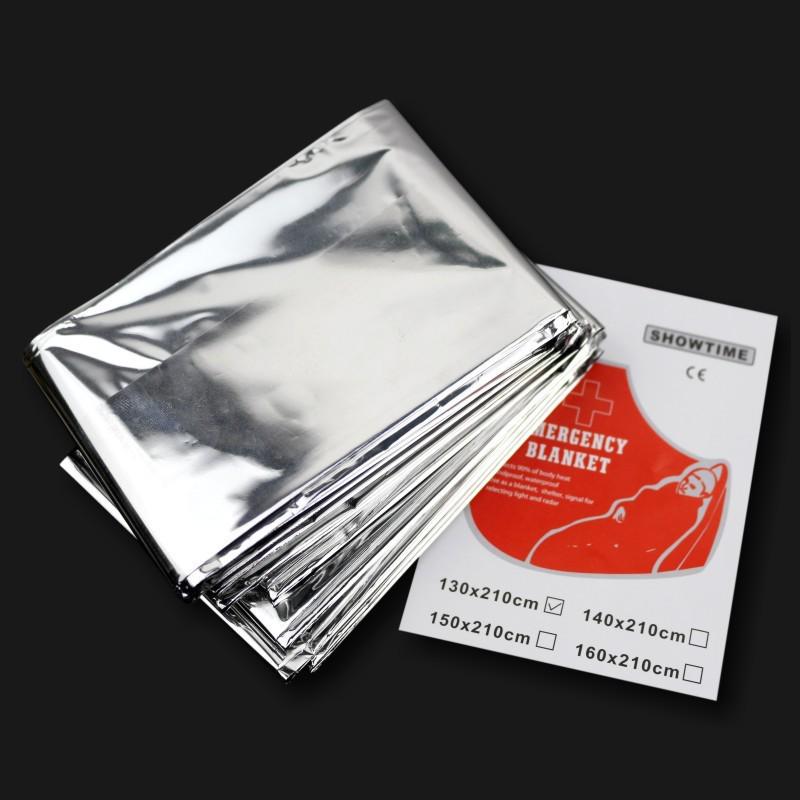 Portable Emergency Survival Thermal Blanket for Outdoor Use