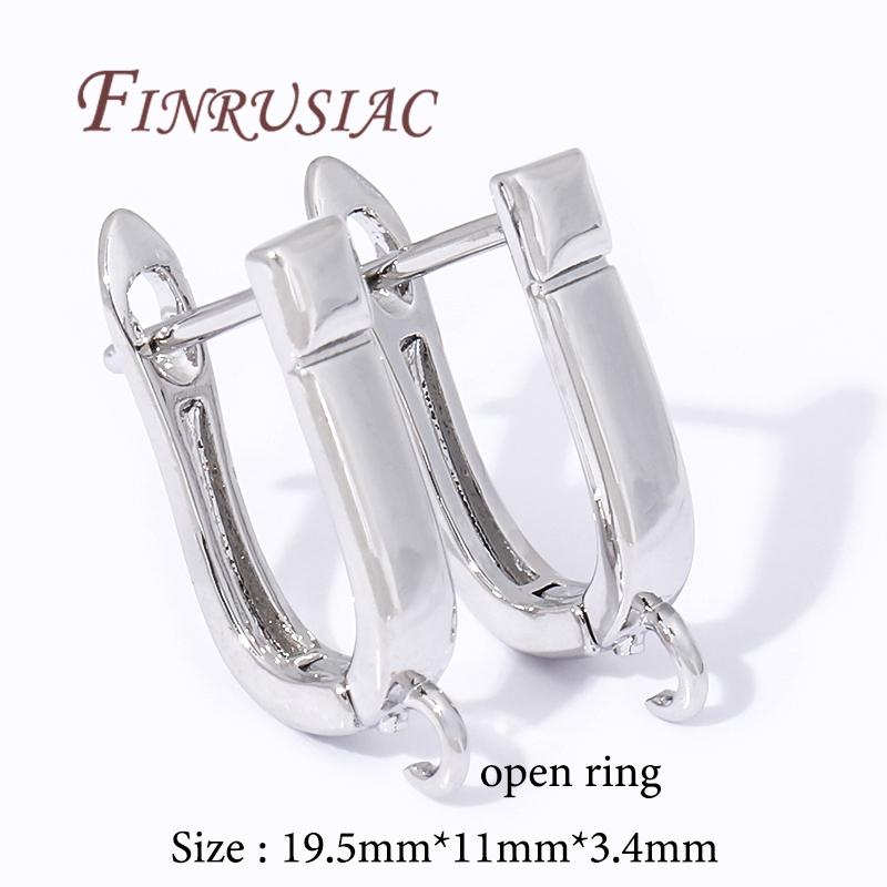 

1/2/3 Pairs/Lot 18K Gold Plated Earring Hooks Accessories,Earwires Fasteners,DIY Earrings Making Jewelry Materials 1 pair