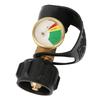 Practical Universal Propane Tanks Adapter With Gauge Converts Solid Brass Materials Connection for Safety Gas Flows