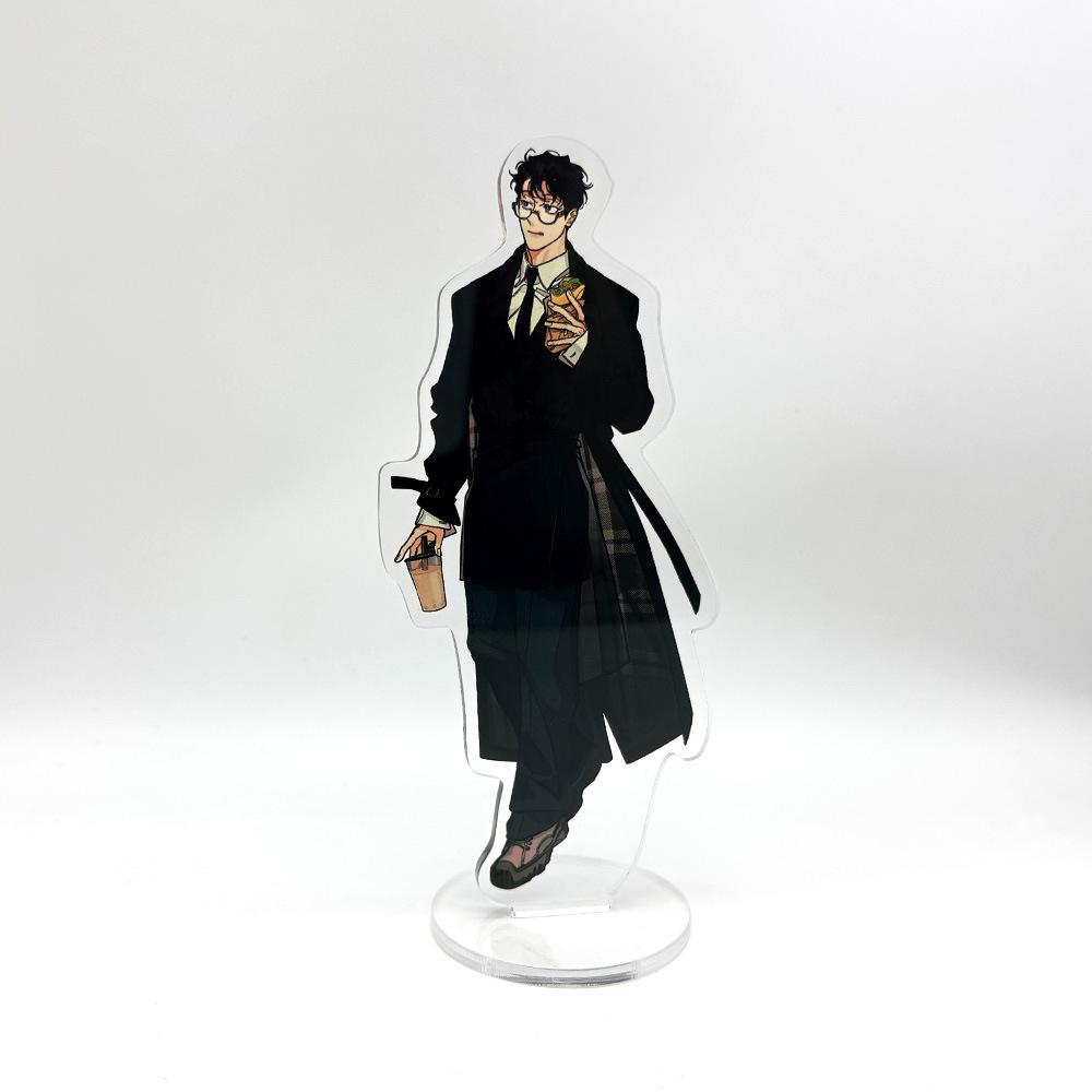 

Roses And Champagne Korean Anime Peripherals Acrylic Stand Collectible Table Ornaments Creative Birthday Gifts For Friend Plaything
