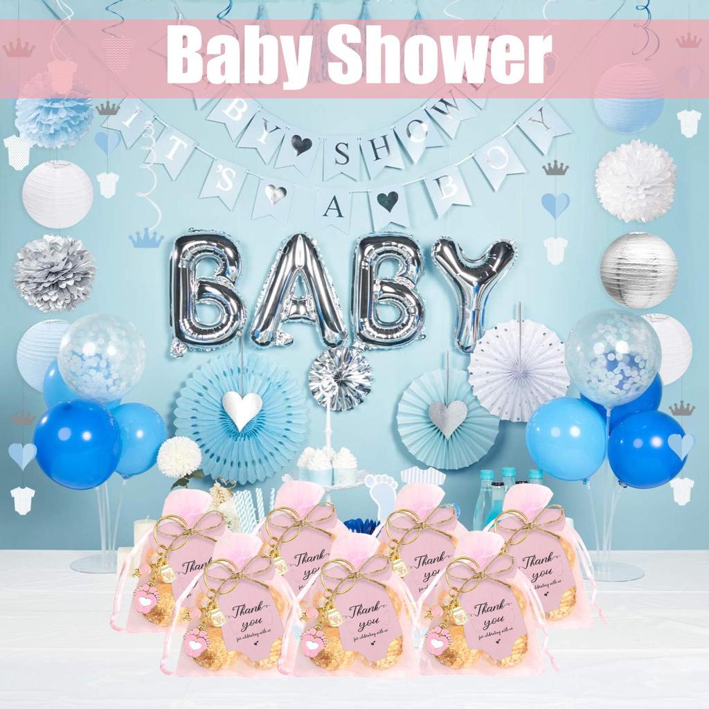 Baby Geschlecht Enthüllung Schlüsselanhänger: Milchflaschen-Lutscher für Dusche, Taufe, Kommunion, Autoschlüssel-Geschenk