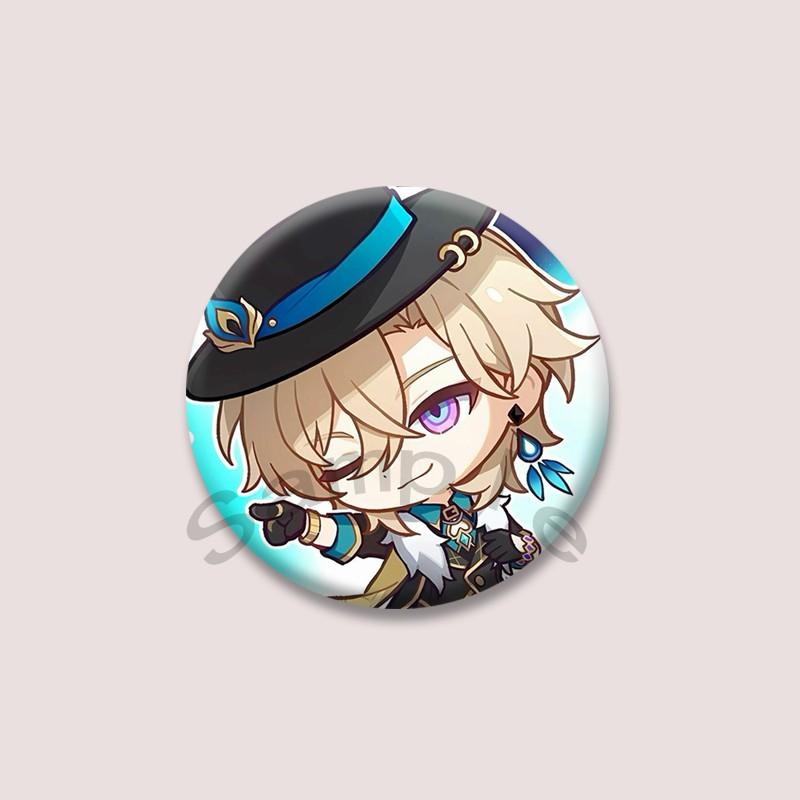 Game Series Honkai Star Rail Aventurine Badge Cartoon Character Soft Button Pins DIY Bag Hat Clothing Brooch Accessories Gifts