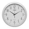 CASIO Wall Clock, Radio Wave, Analog, Second Hand Stops At Night, Quiet, Diameter 26.8cm, Standard Size, Simple, Office, Living Room, Bedroom,