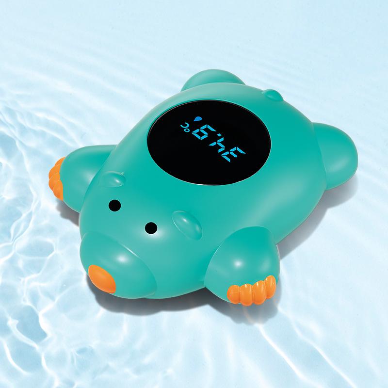 New Baby Bath Temperature Meter Floating Digital Water Baby Bath Temperature Meter LED Display Temperature Tester Safety Cartoon