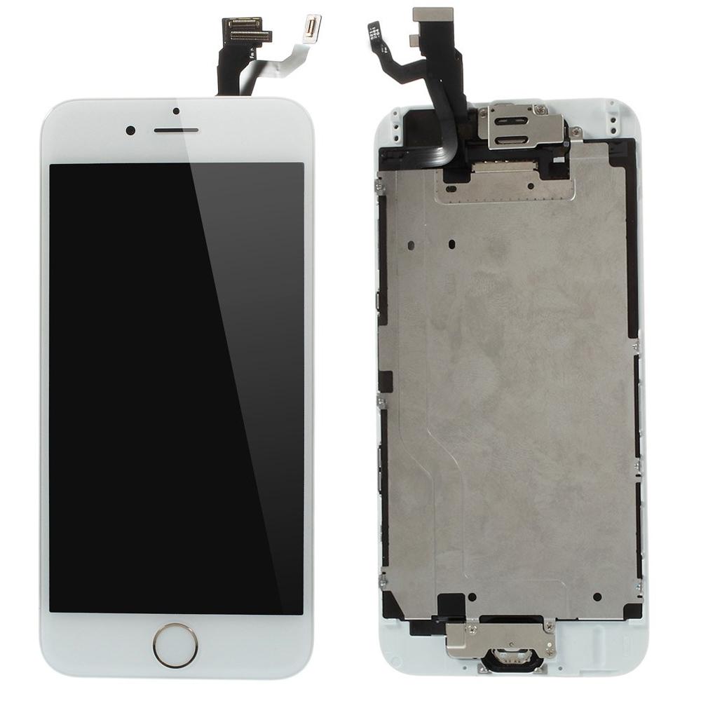 For iPhone 6 4.7 LCD Screen and Digitizer Assembly Repair Part with Small Parts (Made by China Manufacturer,ESR+Full View,380-450cd/m2 Brightness)