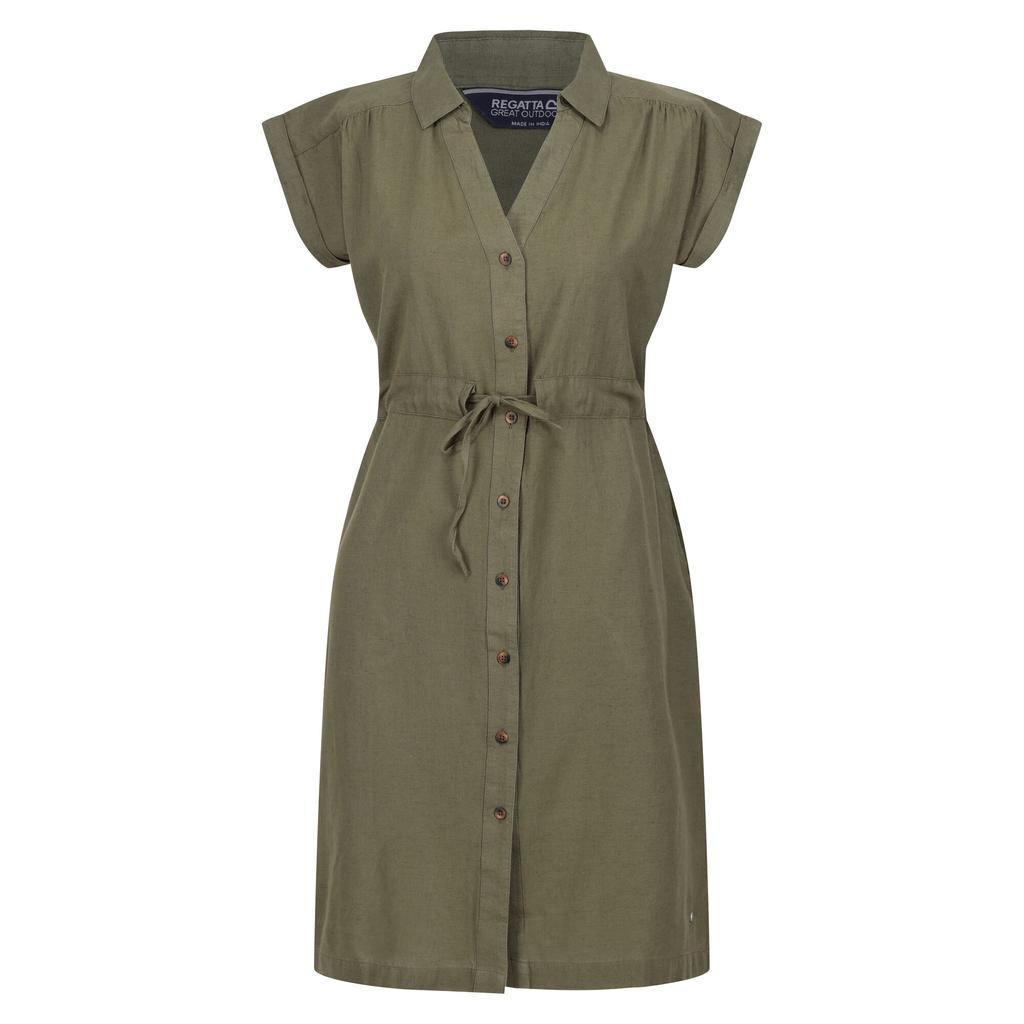 Regatta Womens/Ladies Rura Lightweight Button Detail Shirt Dress