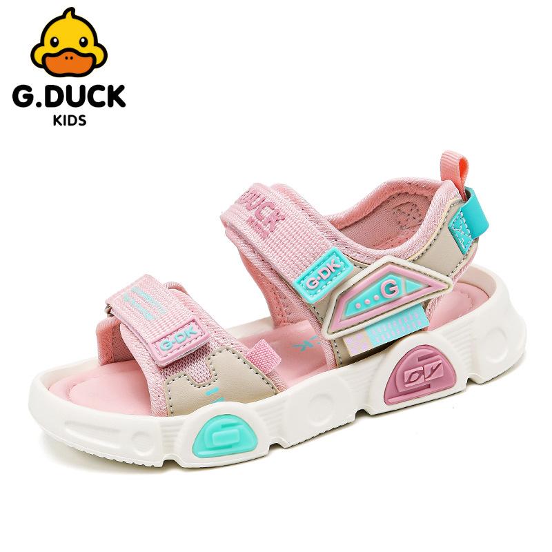 Little Yellow Duck Classmate Boys Sandals Summer 2025 New Soft-soled Girls Shoes Children's Open Toe 6 Beach Shoes 9 Years Old