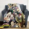 Anime Hero Academia Print Flannel Blanket High Quality Warm Comfortable Cover for All Seasons Perfect for Gifts Home Decor