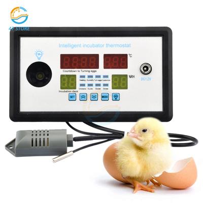 W9005 Eierbrüter Controller, Multifunktions-Automatische Temperatur- und Feuchtigkeitsregelung AC110-220V / DC 12V Thermostat Brutapparat