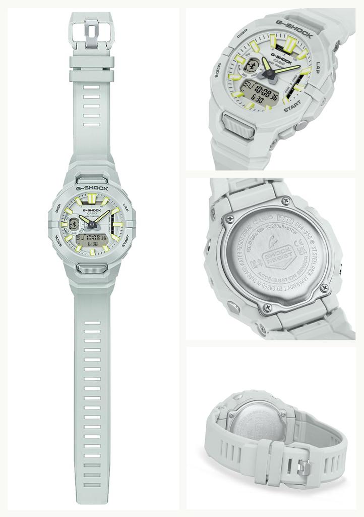 Casio G-Shock GBA-950-7AJF Zegarek Męski Biały (Oficjalny produkt japoński) z Bluetooth i materiałów przyjaznych środowisku