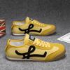 Gelbe Herren-Sneaker 2025 Atmungsaktive Laufschuhe Mann Turnschuhe Sommer Flache Sneaker Herren Sportschuhe zapatillas de hombre