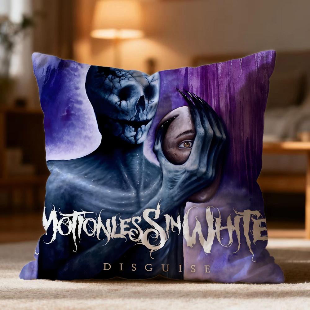 Fashion M-MMotionless In White Cushion Cover Soft Washable Pillow Case Multi-Scene for Couch Bed Travel Office Use
