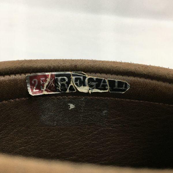 Regal Tricker’s Moccasin Boots Size 25.5 Crepe Sole Dark Brown Suede Men’s(USED)