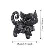 Animal Simulation Model Mysterious Black Cat Statue Desktop Ornament Cat Action Figure  Living Room