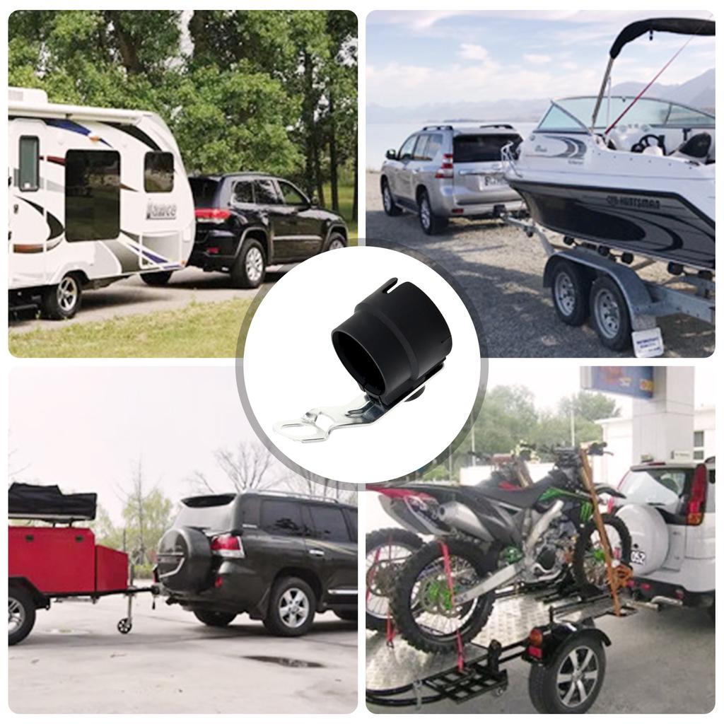 7Pin 13Pin Trailer Plug Holder Connector Lock Rustproof Metal Design Suitable for Multiple Vehicle Models