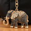 Neujahrs Glücksbringer Funkelnde Strasssteine Elefant Schlüsselanhänger Tasche Anhänger Valentinstag Und Weihnachtsdekoration Schlüsselanhänger