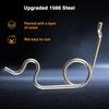 Permanent Repair Kit Fuel Tank Repair Kit (Fuel Door Hinge Pin with Gas Door Spring) Compatible with 2007- Tundra Replace#: 77368-0C010