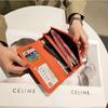Genuine Leather Wallet Women Long Clutch Fashion Luxury Brand Ladies Purses Card Holder Zipper Coin Pocket  Billfold