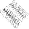 100pcs Stainless Clothes Peg Elastic Clip for Laundry Home Multi-Purpose Quilt Pin Tool
