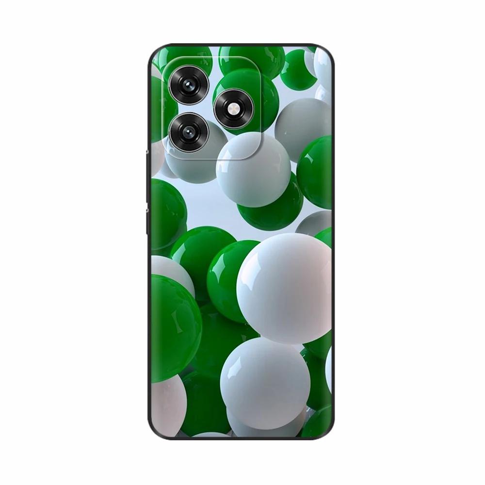 For Honor X5c Plus Case Sweet Love Flower Soft Silicone TPU Cover For Honor X5c HonorX5c Plus Phone Case Protective Shell Funda