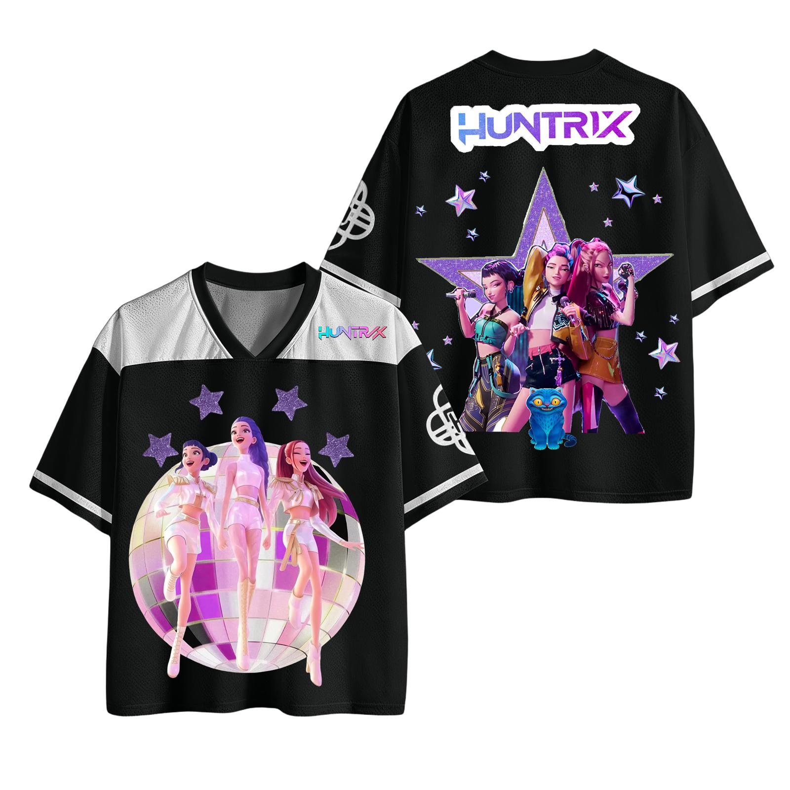 

Children s Fashion Printed Round Neck Short Sleeved Pullover Top 100 чёрный