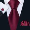 Barry Wang Formal Mens Paisley Silk Tie Set Mens Necktie Pocket Square Cufflinks Wedding