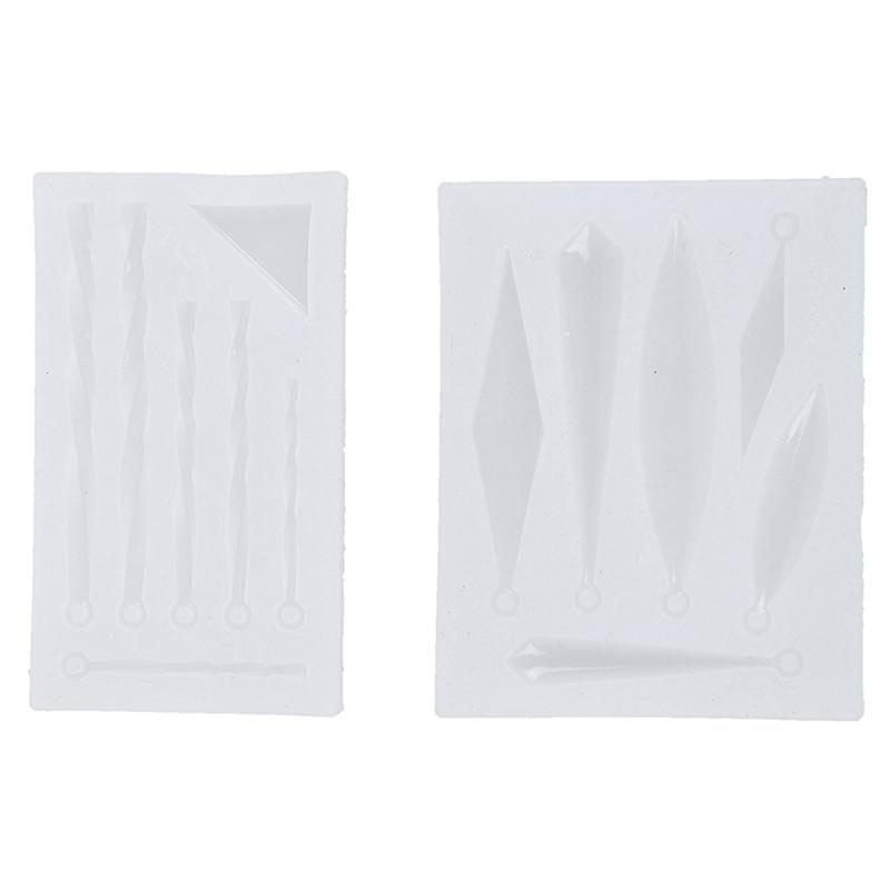 Diy Earring Necklace Pendant Silicone Mold Epoxy Resin Molds Jewelry Tool