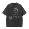 Washed Vintage Rapper Frank Oversized Tshirt Blond Graphic Tshirts Unisex Women Ocean Hip Hop T Shirt Unisexs Fashion Casual Tees