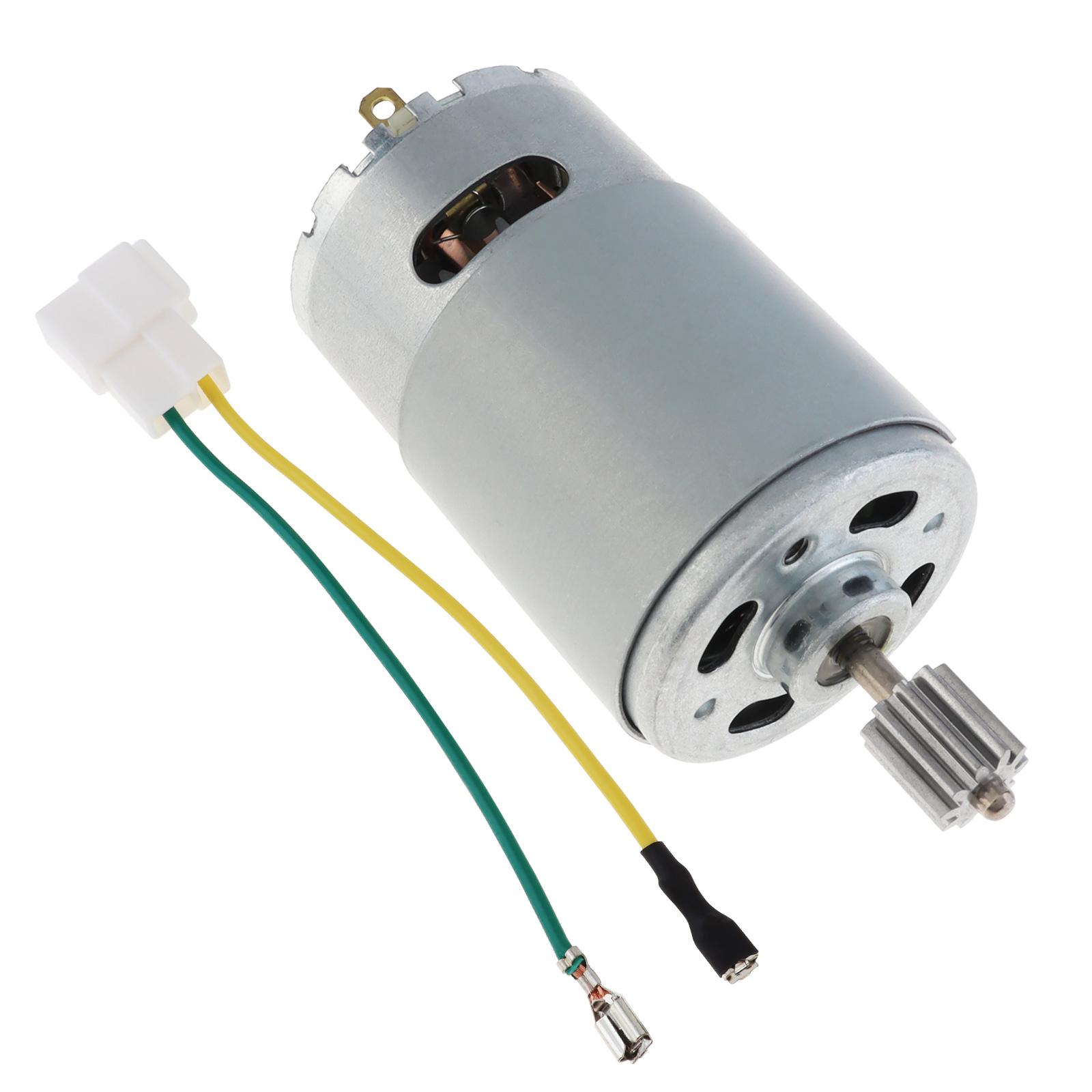 

Двигун постійного струму RS550 10 зубів Kids Ride On Toys Car Motor 6V / 12V High Speed ​​Electric Motor for Remote Control Car Motor 6V 18000 RPM
