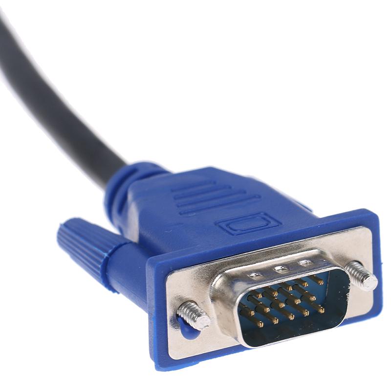 1.5M Computer Monitor Vga3+2 Cable 15Pin Connector For Pc Tv Adapter Converter
