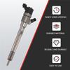 #975O New CRDi Diesel Fuel Injector 33800-27400 0445110245 for Hyundai (Silver)