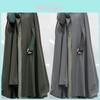 Luxurious Women Trench Coat Open Front Cardigan Jacket With Timeless Cape Design