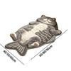 Anti-fouling Home Decor Carpet Easy To Clean Cartoon Cat Carpet Fish-Shaped Area Rug  Bedrooms