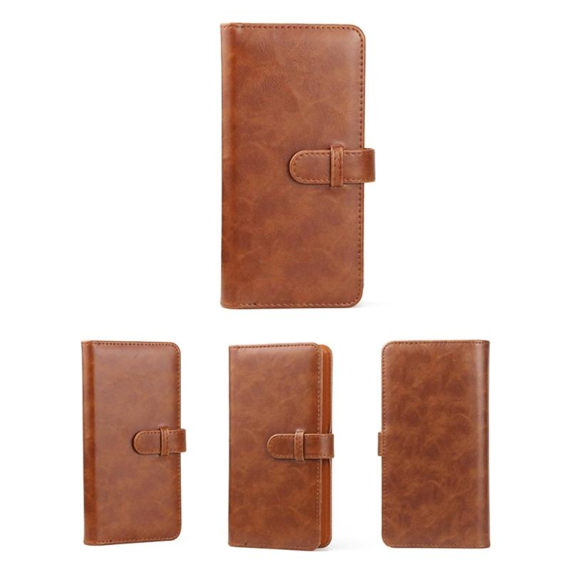 Durable 80 Pocket PU Photo Album Camera Accessory Children Growth Memorial Booklet Interleaf Type Family Album Women