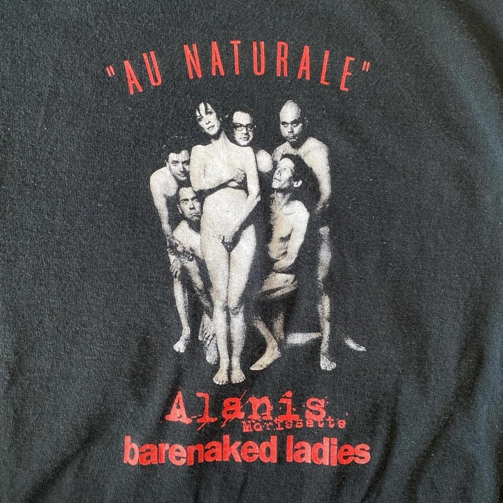 vintage Barenaked Ladies Alanis Morissette 2004 tour NZ343 Unisex T-Shirt S