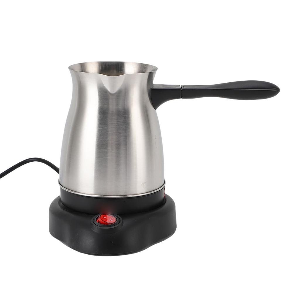 600ml Pour Over Coffee Kettle Miniature Stainless Steel Hand Brewed Electric Heating Coffee Pot for