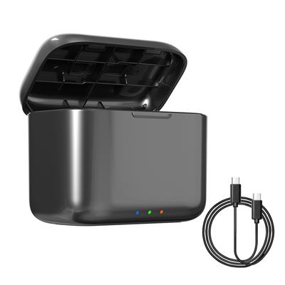 aMagisn AD13 2-slot Battery Charger Portable PD3.0/ PD2.0 Fast Charging Box Battery Charging Case
