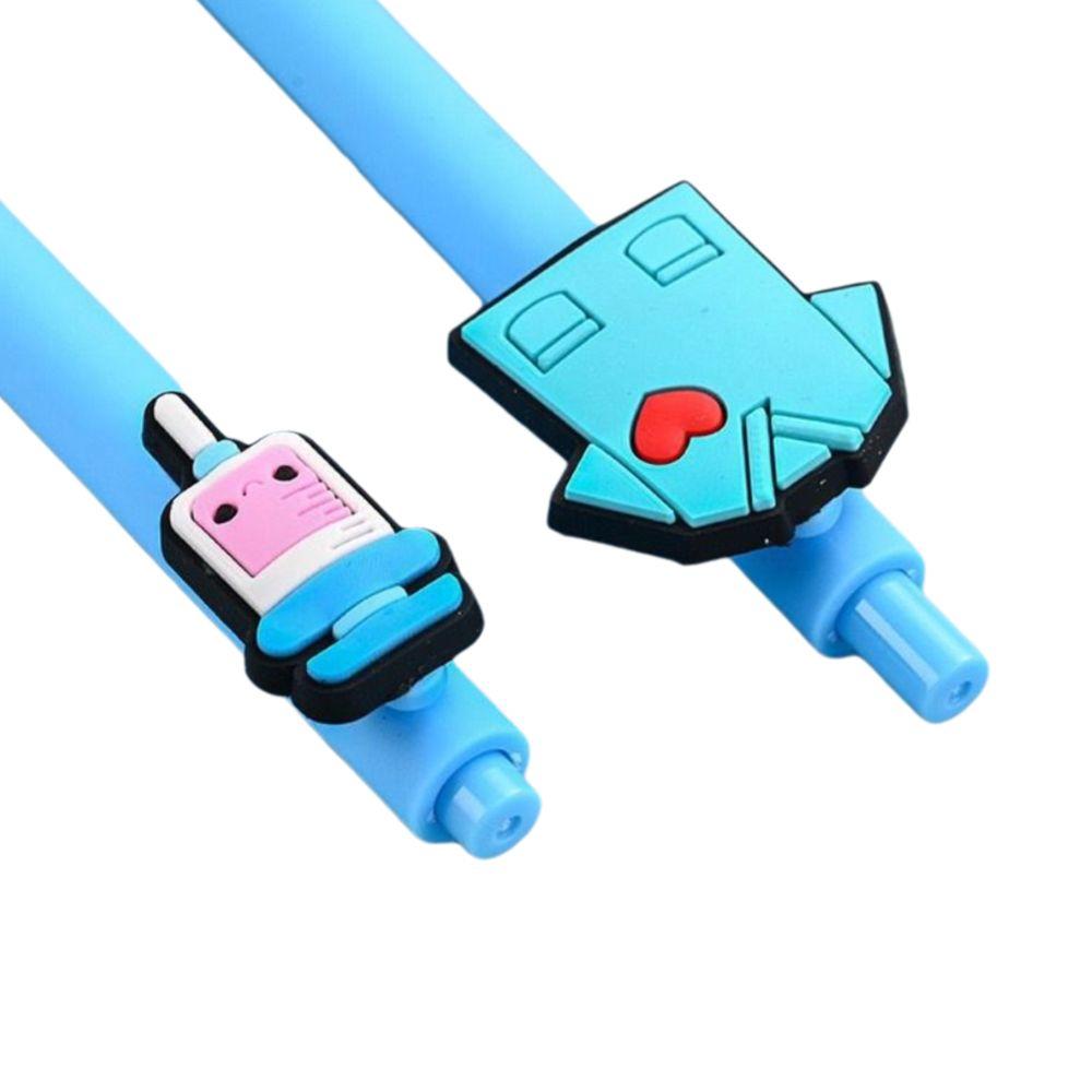 1/10PCS Random Model Gender-neutral Pen Solid Color Ballpoint Pen Cute Suit Patch Pen School