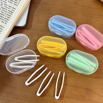 5 Piezas/Set Insertador de Lentes de Contacto Herramienta para Colocar Lentes de Contacto Pinzas Kit de Viaje para Cuidado Ocular Accesorios para Lentes de Contacto