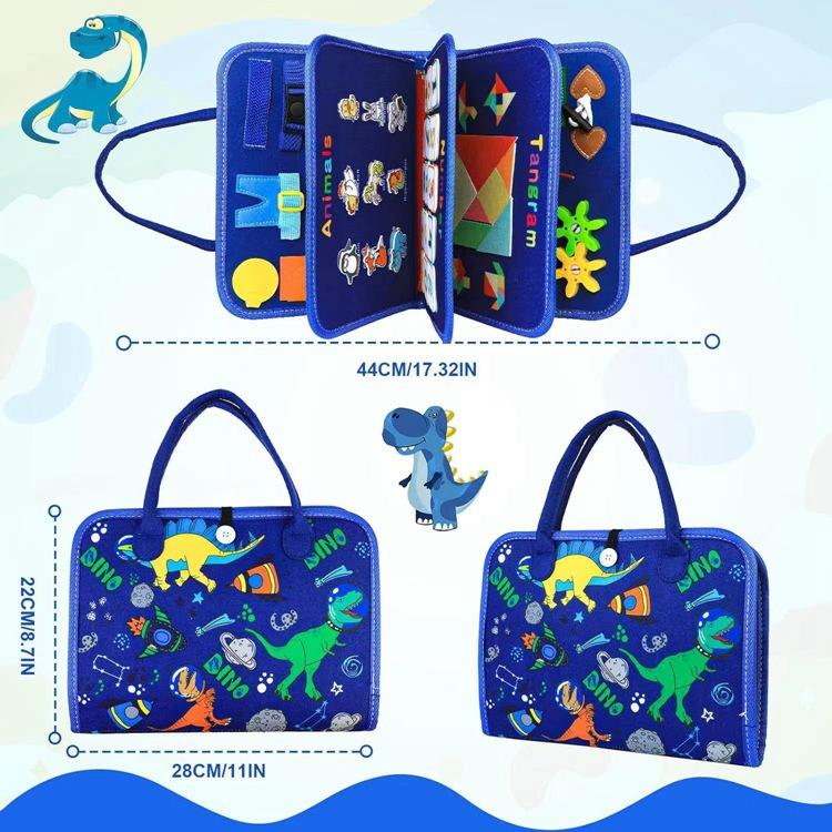 Montessori Early Education Educational Story Felt Learning Board Toy