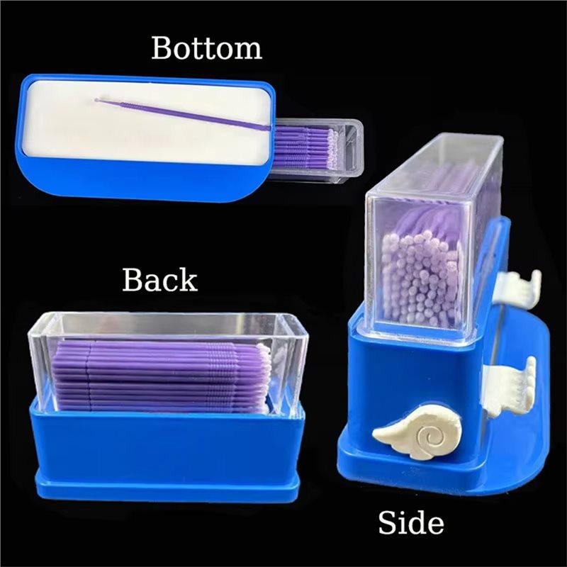 Micro Applicator Cotton Stick Storage Box Organizer Tools Portable Micro Applicator Tool